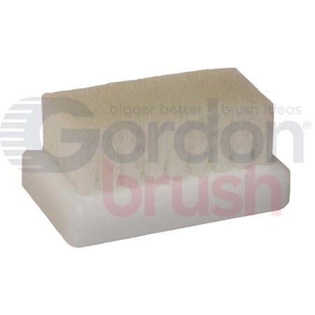 Gordon Brush 0.006 Crimped Nylon Bristle, 2-1/2x1-7 Plastic Block Scrub Brush, PK12 869903N